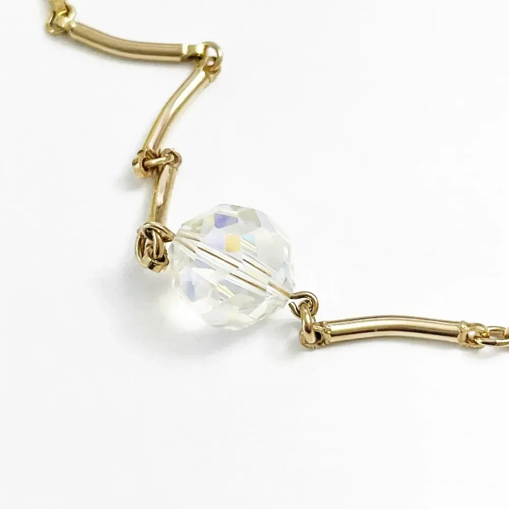 Sarah Coventry Mirage Choker Necklace Aurora Borealis 1975